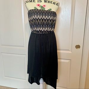 Black and gold coverup or dress